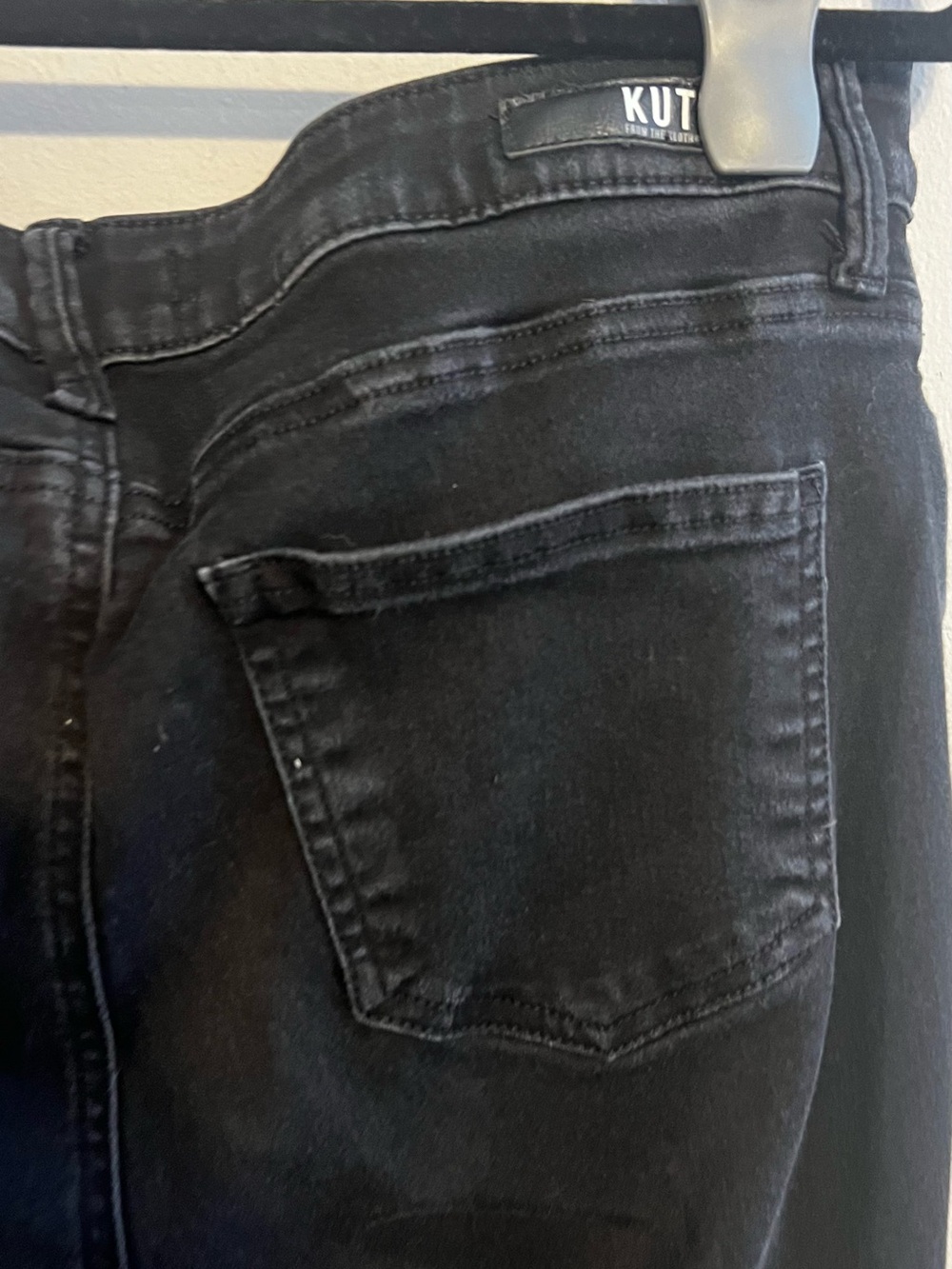 KUT from the Kloth Mia High Rise Skinny Jeans in Black | Women’s 8 - Picture 5 of 7